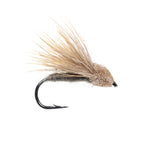 Bimoo 6PCS/Lot #10 Cicada Deer Hair Flies Floating Bass Fly Rainbow Brown Brook Trout Fly Fishing Summer Flies Big Fish Bait