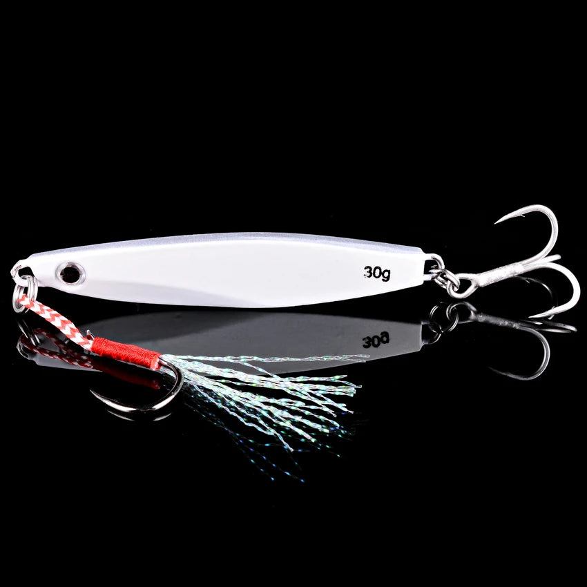 2026 Metal Jig Fishing Lure Weights 7g-40g Trolling Hard Bait Bass Fishing Bait Tackle Trout Jigging Lure Jigs Saltwater Lures