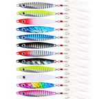 2026 Metal Jig Fishing Lure Weights 7g-40g Trolling Hard Bait Bass Fishing Bait Tackle Trout Jigging Lure Jigs Saltwater Lures