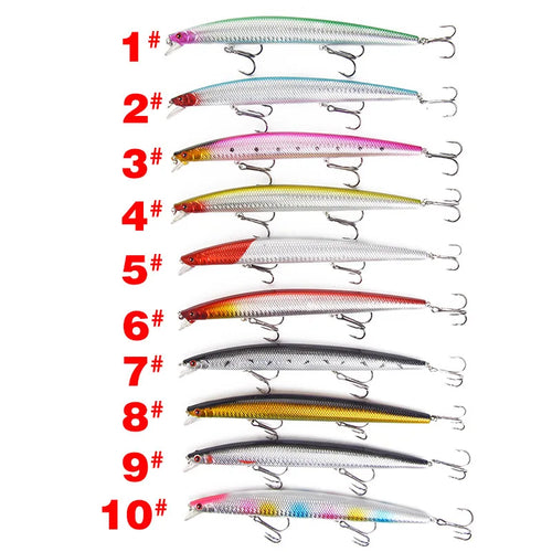 Minnow Fishing Lure Weights18.5cm/23g Bass Mino Bait Jerkbait Saltwater Lures Trolling Lure Articulos De Pesca Isca Artificial