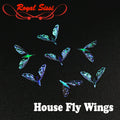 dry fly bionic rainbow film house flies wings artificial selected 10pairs clear grains lifelike insect wing fly tying materials