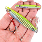 2026 Metal Jig Fishing Lure Weights 7g-40g Trolling Hard Bait Bass Fishing Bait Tackle Trout Jigging Lure Jigs Saltwater Lures