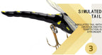 Topwater Dragonfly Dry Flies Insect Fly Fishing Lure 6G 7.5CM Trout Popper Artificial Bait Wobblers For Trolling Hard Lure