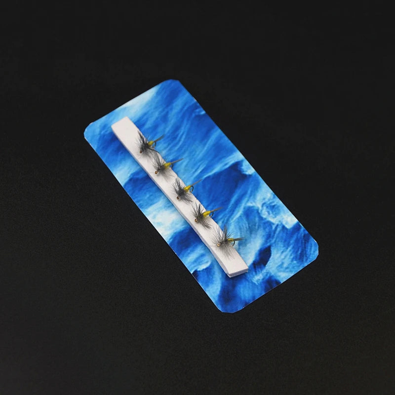 CONTEMPLATOR 16# 5pcs BLUE WINGED OLIVE Imitating Hatching Genus Baetis Nymphs Mayflies Fly Fishing Trout Common Used Dry Flies
