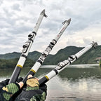 Telescopic Rock Fishing Rod Spinning Fly Carp Feeder Carbon Fiber Pesca 3M 2.7M 2.4M 2.1M 1.8M 1.5M Mini Travel Rod  Reel Seat