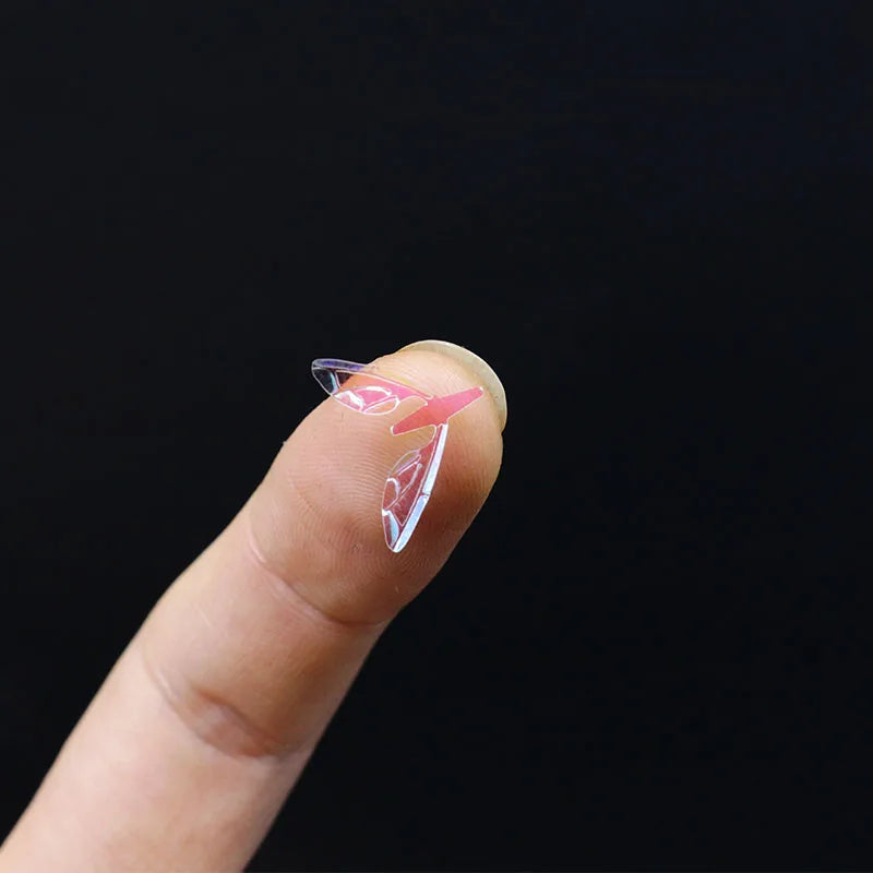 dry fly bionic rainbow film house flies wings artificial selected 10pairs clear grains lifelike insect wing fly tying materials
