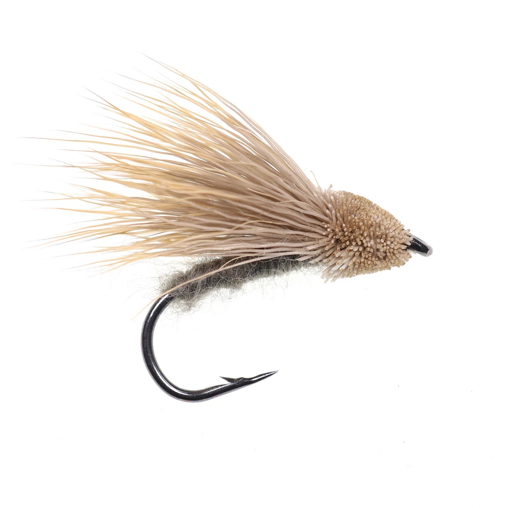 Bimoo 6PCS/Lot #10 Cicada Deer Hair Flies Floating Bass Fly Rainbow Brown Brook Trout Fly Fishing Summer Flies Big Fish Bait