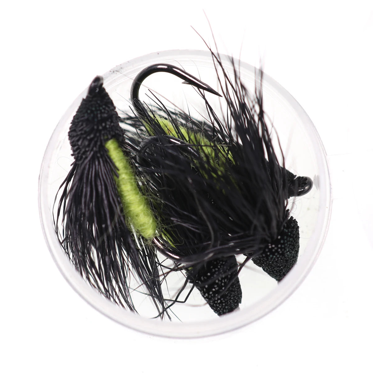 Bimoo 6PCS/Lot #10 Cicada Deer Hair Flies Floating Bass Fly Rainbow Brown Brook Trout Fly Fishing Summer Flies Big Fish Bait