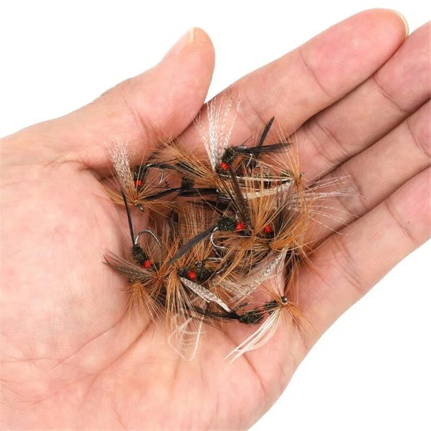 5/10/20Pcs Insects Flies Fly Fishing Lures Dragonfly Topwater Bait Dry FliesTrout Artificial Caddisfly Dries