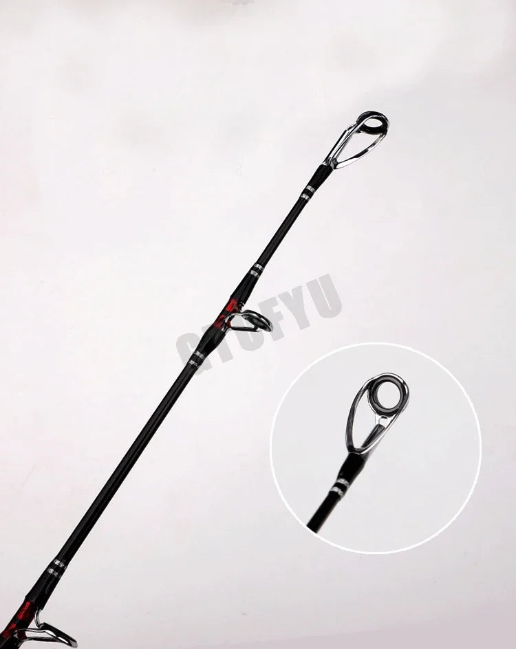 Fishing Lure Rod 1.8m 2.1m Lure 70-250g Strong Trolling Fishing Rod Carbon Hard Fast Surf Boat  Spining Fishing Rods Travel Pole