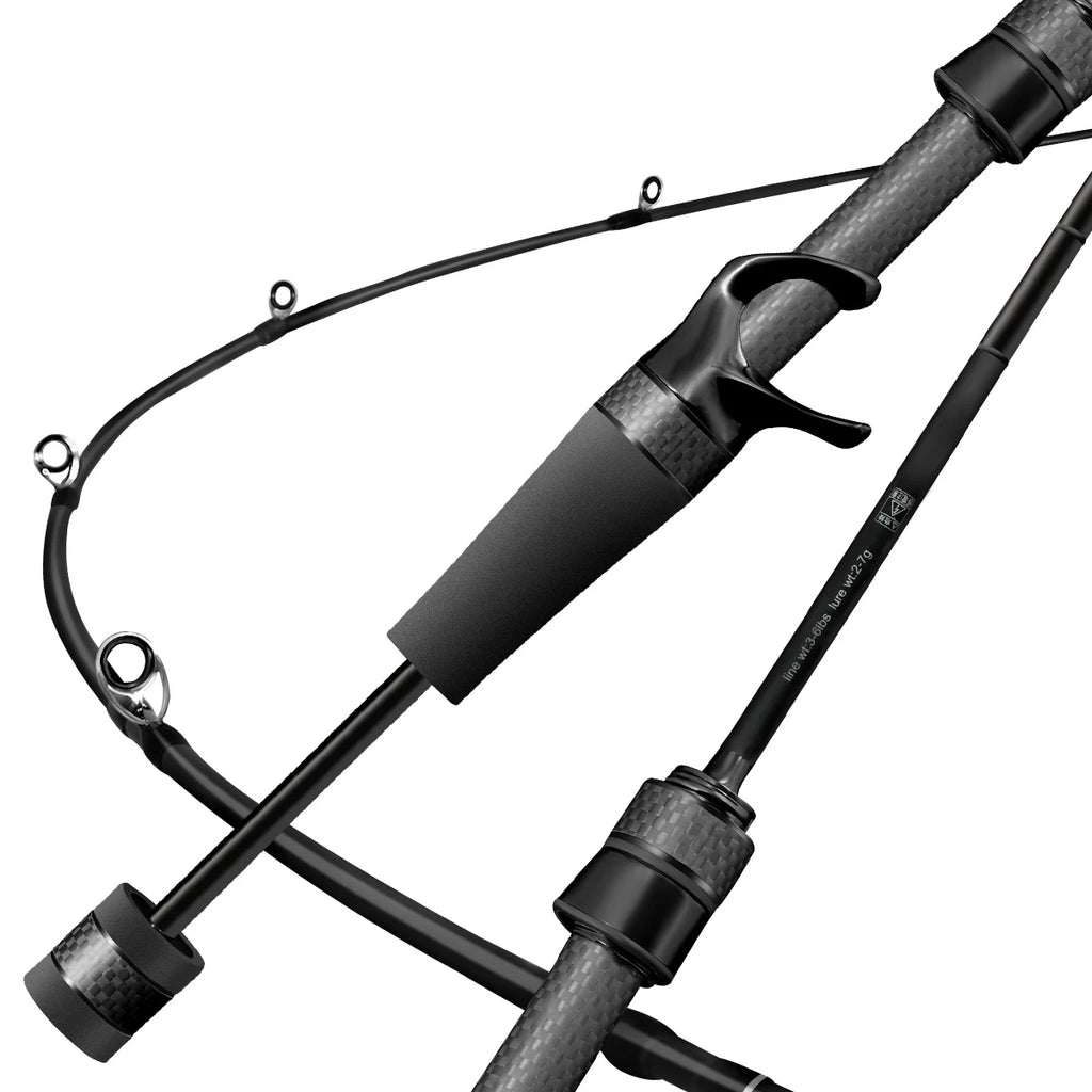 Seasir Riveria BFS Ultralight Spining Baitcasting Fishing Rod ,FUJI O Ceramic Guide Rings ,30T+40T Carbon Fabric ,1.5M-1.98M UL