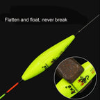 Fishing Floats Eye-catching Floating Ball Slidding Composite Nano Buoy Moveable Beads Tail Bobber Fishing Tackle Accessories