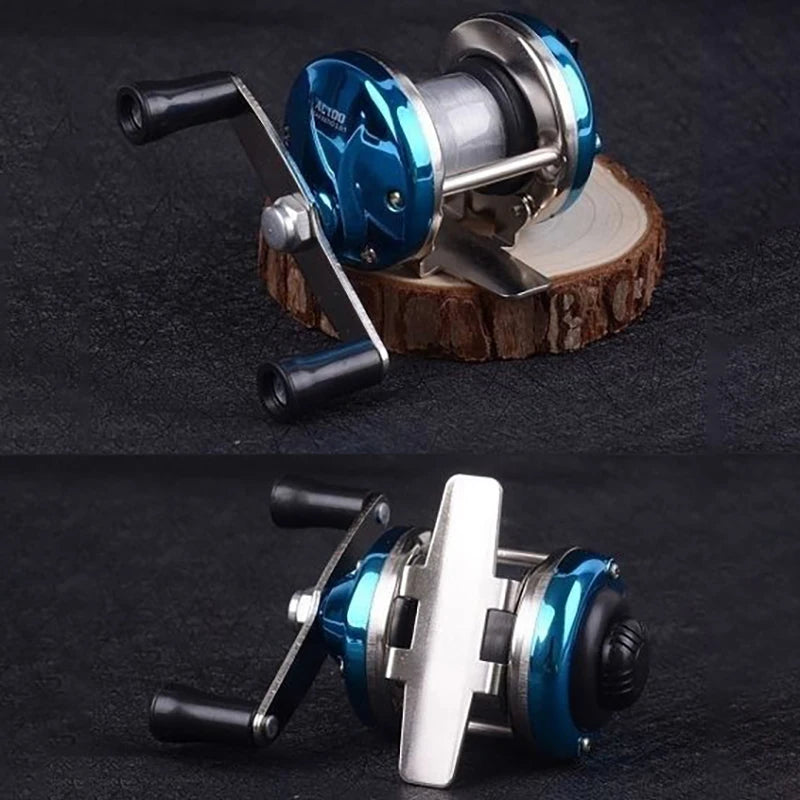 New Metal Drum Reelsmall Foot Pen Fishing Rod Special Fishing Line Reelice Fishing Reelleft And Right Hand Reels