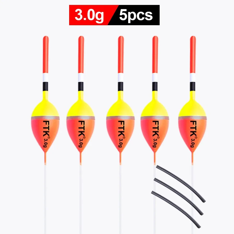 5 Carp Fishing Floats, Vertical Float, Big Belly Float, Wild Fishing, Eye catching Shallow Water Float, Fishing Gear Supplies