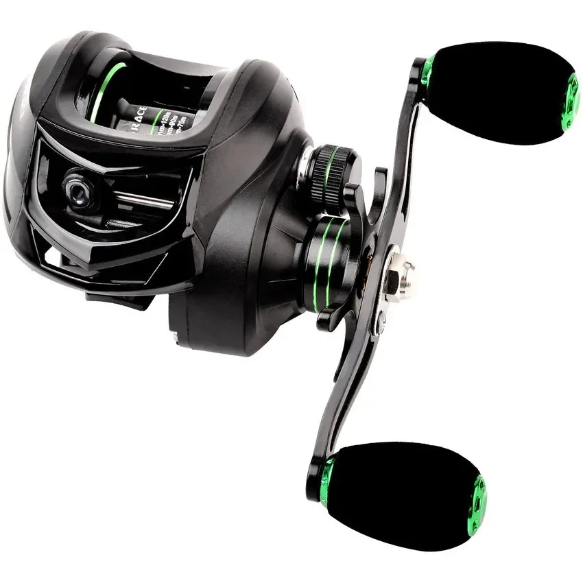 Fishing Baitcasting Reel All Metal Spool 18+1BB 10kg/22LB Max Drag Speed Ratio 7.2:1 Magnetic Metal Casting Pesca Fishing Reels