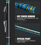 2.7m-7.2m Fishing Rods High 60T Carbon Ultralight Telescopic Surfcasting Spinning Rock Fishing Rod  Coast Sea Fishing Freshwater