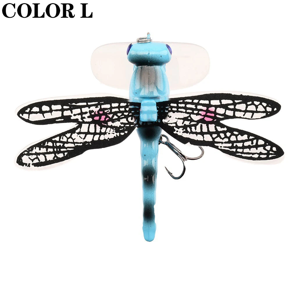 Topwater Dragonfly Dry Flies Insect Fly Fishing Lure 6G 7.5CM Trout Popper Artificial Bait Wobblers For Trolling Hard Lure