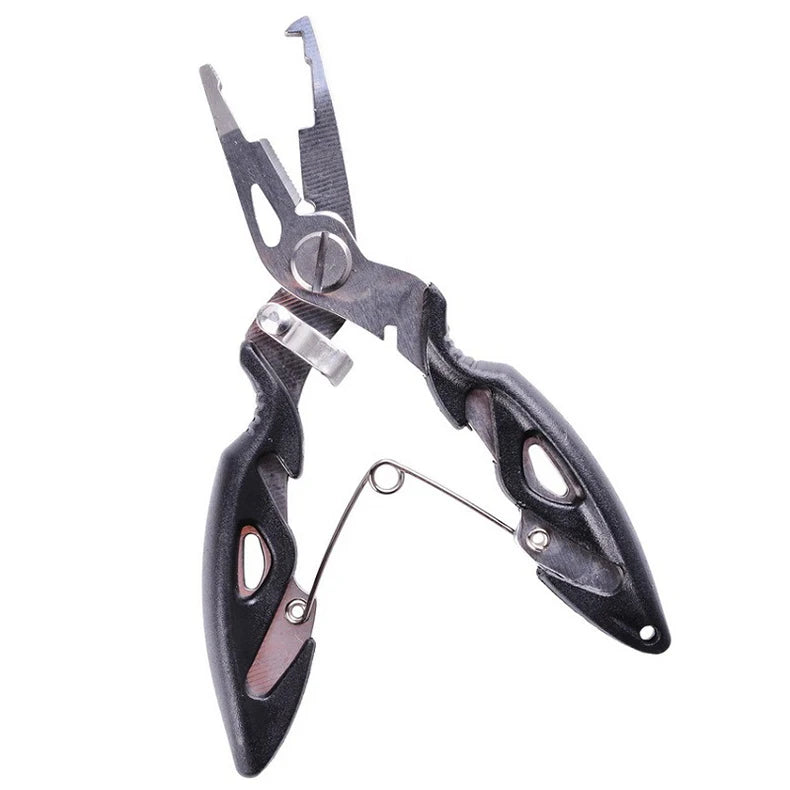 Fishing Pliers Tools Accessories for Goods Tackle Pliers Vise Knitting Flies Scissors Braid Set Fish  Tongs Multifunction