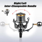 Casting Reel Fishing Reels 4.8:1 18KG Max Drag Power Ultra long throw 8000-14000S Sea Fishing Metal Spinning Metal Grip Pesca