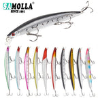 Minnow Fishing Lure Weights18.5cm/23g Bass Mino Bait Jerkbait Saltwater Lures Trolling Lure Articulos De Pesca Isca Artificial