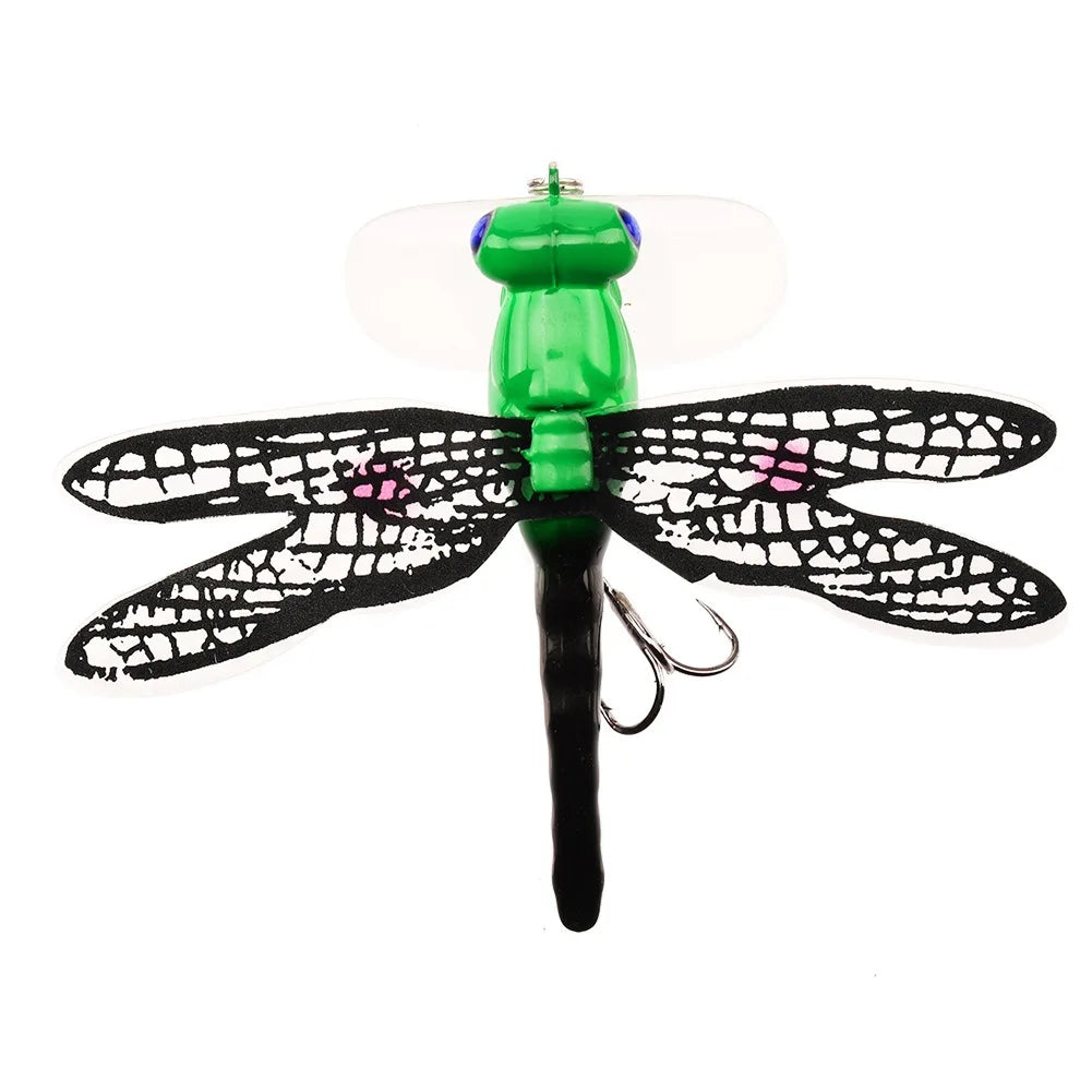 1PCS 7.5cm/6.2gTopwater Dragonfly Dry Flies Insect Fly Fishing Lure Trout Popper Artificial Bait Wobblers For Trolling Hard Lure