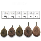 2pcs carp fishing weights
