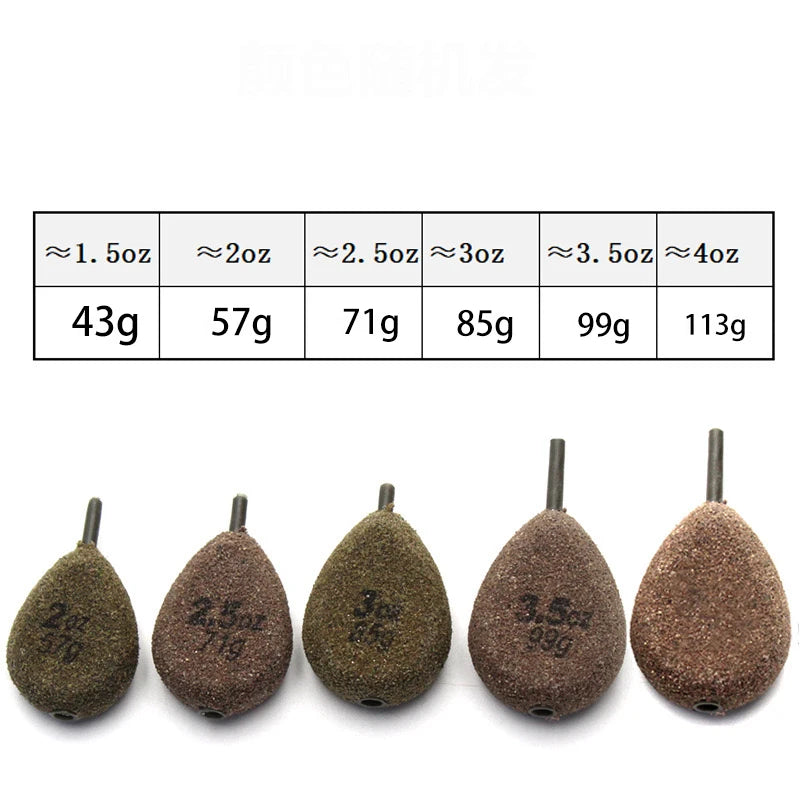2pcs carp fishing weights