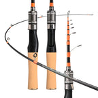 New Casting Telescopic fishing rod Spinning 150cm Portable Fishing Rod Short Mini Fiberglass Lure Rod Travel Fishing Equipment