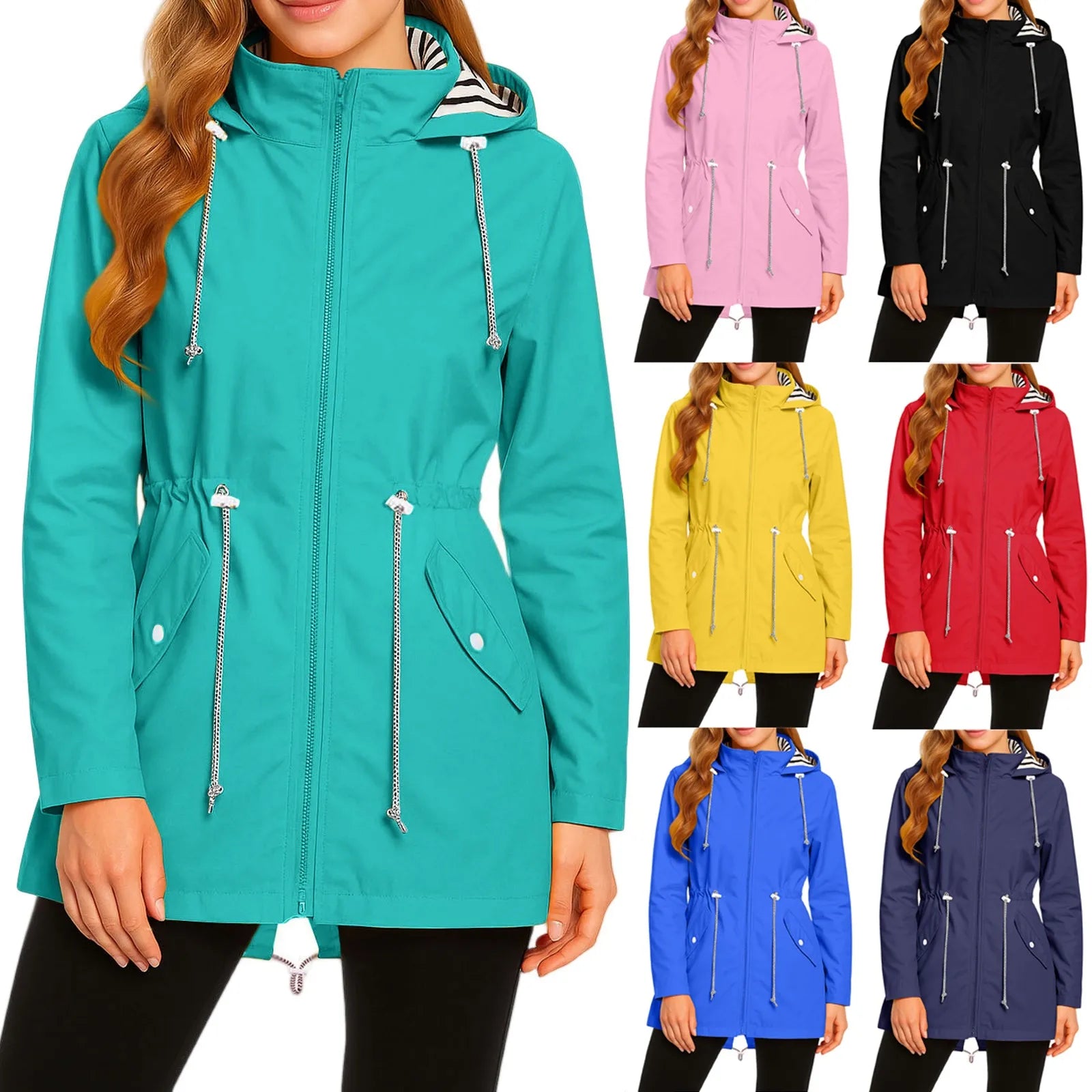 Waterproof Rain Coat Long Raincoats Jacket Waterproof Raincoats Feminina Gifts Outdoor Ride A Bike Mountaineering Jackets Women