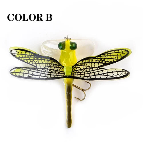 Topwater Dragonfly Dry Flies Insect Fly Fishing Lure 6G 7.5CM Trout Popper Artificial Bait Wobblers For Trolling Hard Lure