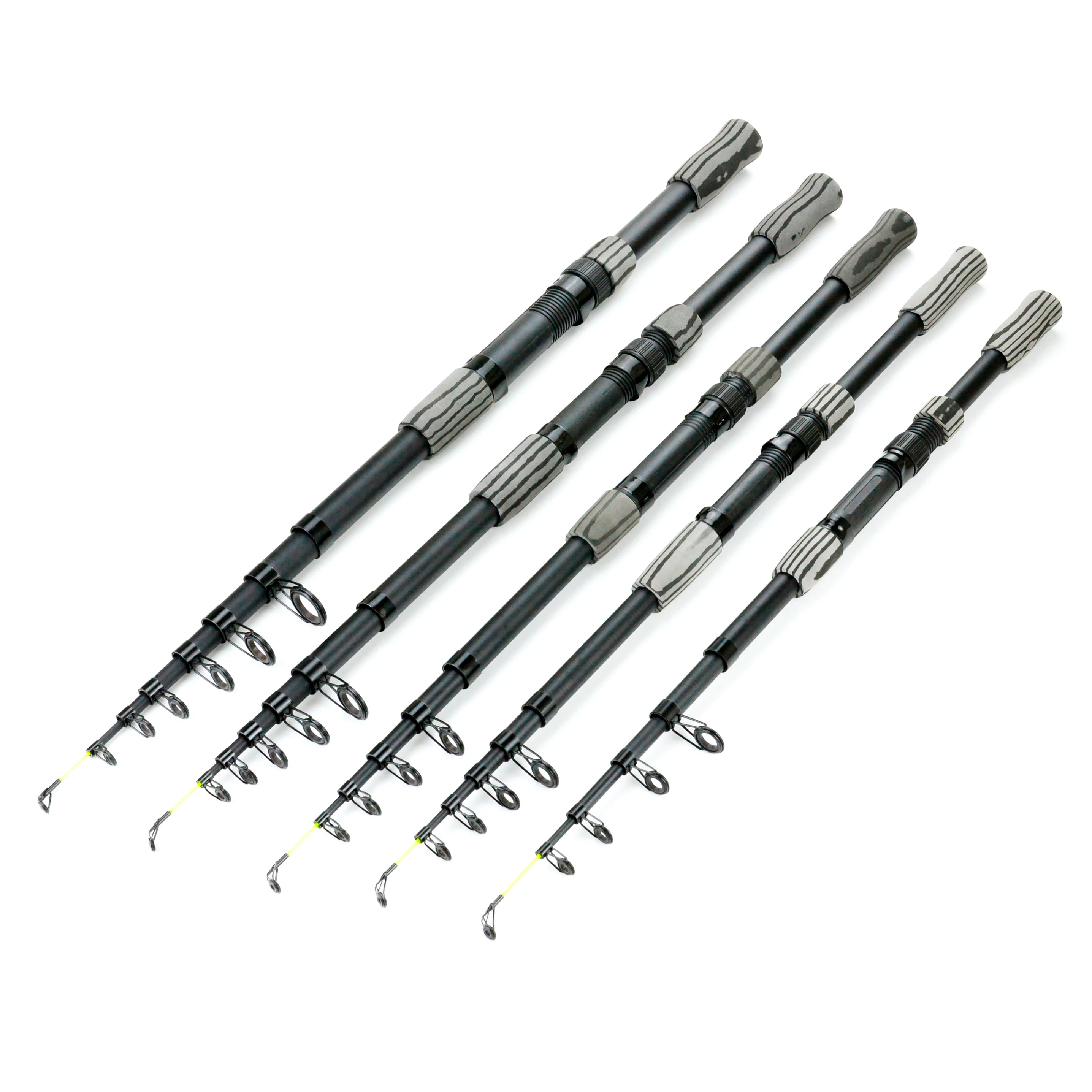 2.1-3.6 Meters Cheap Fishing Rods Lure Spinning Carbon Telescopic Rod Long Shot Trout Lake Sea Fish Rods Fishing Accessories