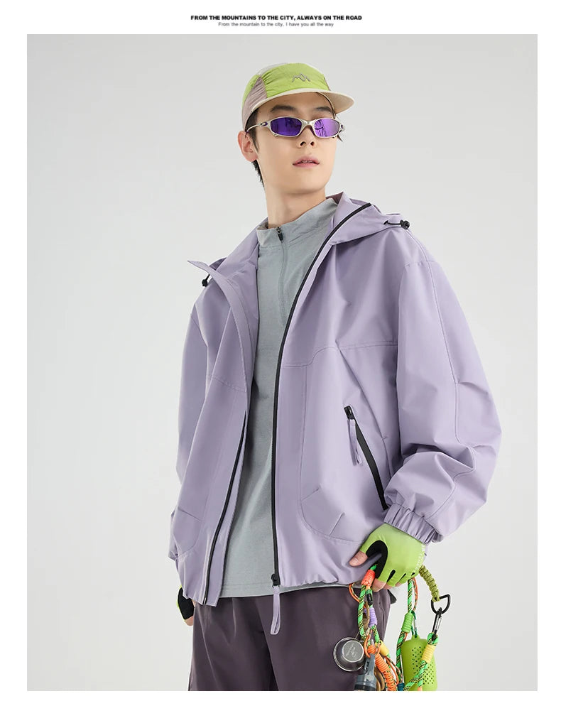 Waterproof Jacket Men Outdoor Sports Cycling Hiking Jackets Women Motocross Mountain Bike Coat Unisex Outerwear Youth Daily Wear