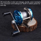 New Metal Drum Reelsmall Foot Pen Fishing Rod Special Fishing Line Reelice Fishing Reelleft And Right Hand Reels
