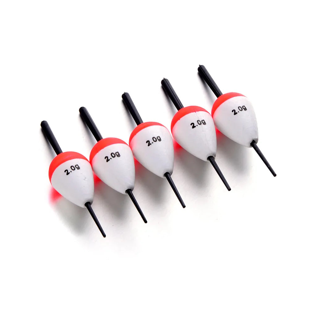10Pcs Fishing Float Foam Fish Floats Drift Big Belly Drifts Long Casting Drifts 1g/2g/3g/5g/10g Buoy Flotador Gear Fishs Float