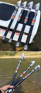 Fishing Rods Spinning 1.8m 2.1m 2.4m 2.7m 3.0m 3.6m Sea Telescopic Carbon Fiber Travel Rod for Carp  Ultralight Travel Lure Surf