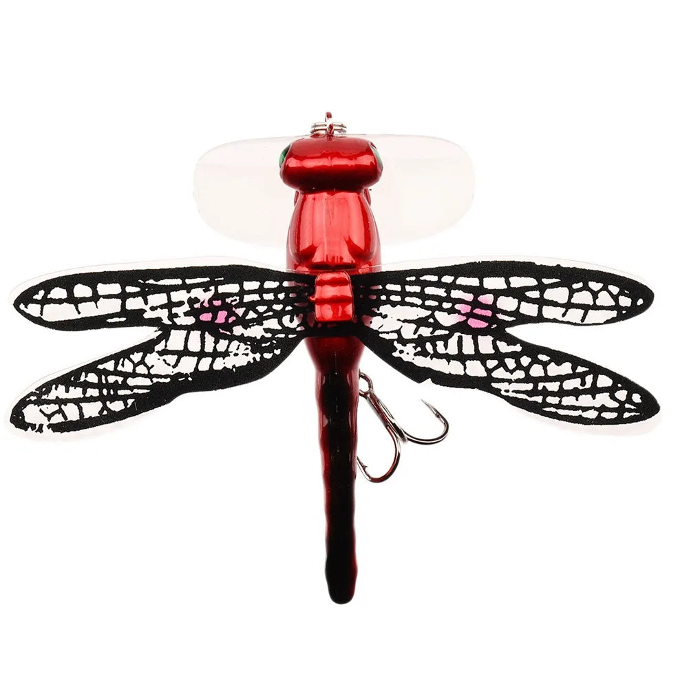 1PCS 7.5cm/6.2gTopwater Dragonfly Dry Flies Insect Fly Fishing Lure Trout Popper Artificial Bait Wobblers For Trolling Hard Lure