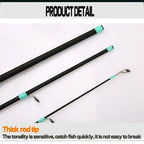 Casting Spinning Lure Fishing Rod Solid ML Tip 1.8/2.1m Ultralight Trout Jigging Pole 4/5 Sections Pesca
