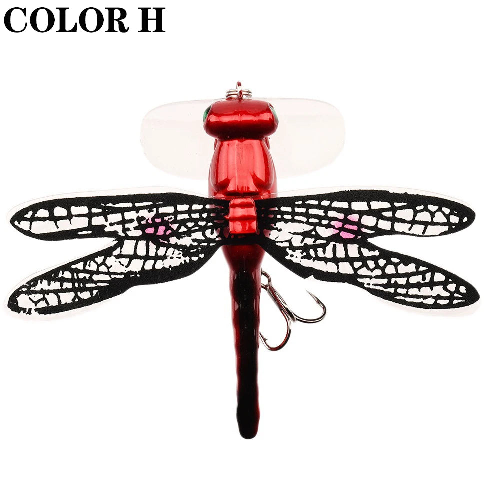 Topwater Dragonfly Dry Flies Insect Fly Fishing Lure 6G 7.5CM Trout Popper Artificial Bait Wobblers For Trolling Hard Lure