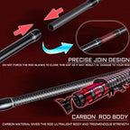 Sougayilang Lure Fishing Rod 1.8m 2.1m Spinning  Bait Casting Rod Carbon Fiber EVA Handle Fishing Pole for Fishing Pesca