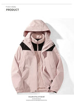 Outdoor Windproof Waterproof Warm Breathable Wear-resistant Jacket For Autumn Winter Outdoor Sports Hiking Couple's Jacket