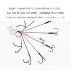 Fishing Accessories 8 Claw 16 Hooks Squid Bait Trap Cage Fishing Lure Cages Octopus Hook Trap Basket Fishing Gear Tools Tackle