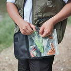 Fishing Gear Accessory Bag, Outdoor Waterproof Portable Multi-Functional Soft Lure Storage Pouch