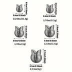 60/120pcs Fishing Weights Kit,Premium Split Shot Sinkers with 5 Versatile Sizes, Round Removable Design, Perfect for Freshwater
