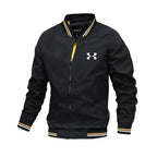 The men's waterproof jacket for autumn and winter is a breathable, oversized cap, lightweight jacket and outdoor jacket
