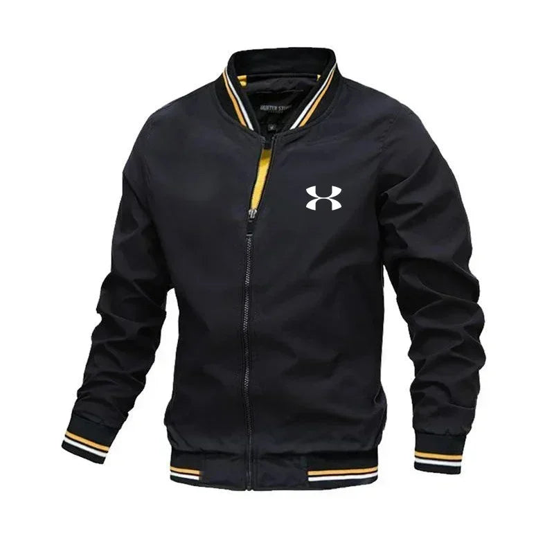 The men's waterproof jacket for autumn and winter is a breathable, oversized cap, lightweight jacket and outdoor jacket