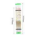 10Pcs/lot Fishing Floats Balsa Flotteur Peche Shallow Water & Ice Floating Bobbers Wooden Float For Fishing Accessories Tackle