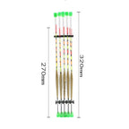 10Pcs/lot Fishing Floats Balsa Flotteur Peche Shallow Water & Ice Floating Bobbers Wooden Float For Fishing Accessories Tackle