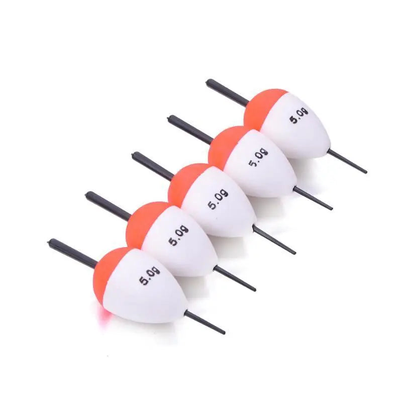 10Pcs Fishing Float Foam Fish Floats Drift Big Belly Drifts Long Casting Drifts 1g/2g/3g/5g/10g Buoy Flotador Gear Fishs Float
