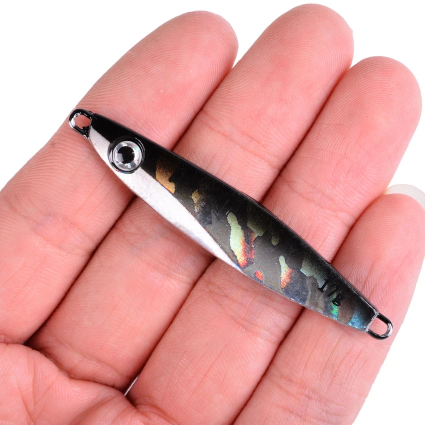 2026 Metal Jig Fishing Lure Weights 7g-40g Trolling Hard Bait Bass Fishing Bait Tackle Trout Jigging Lure Jigs Saltwater Lures