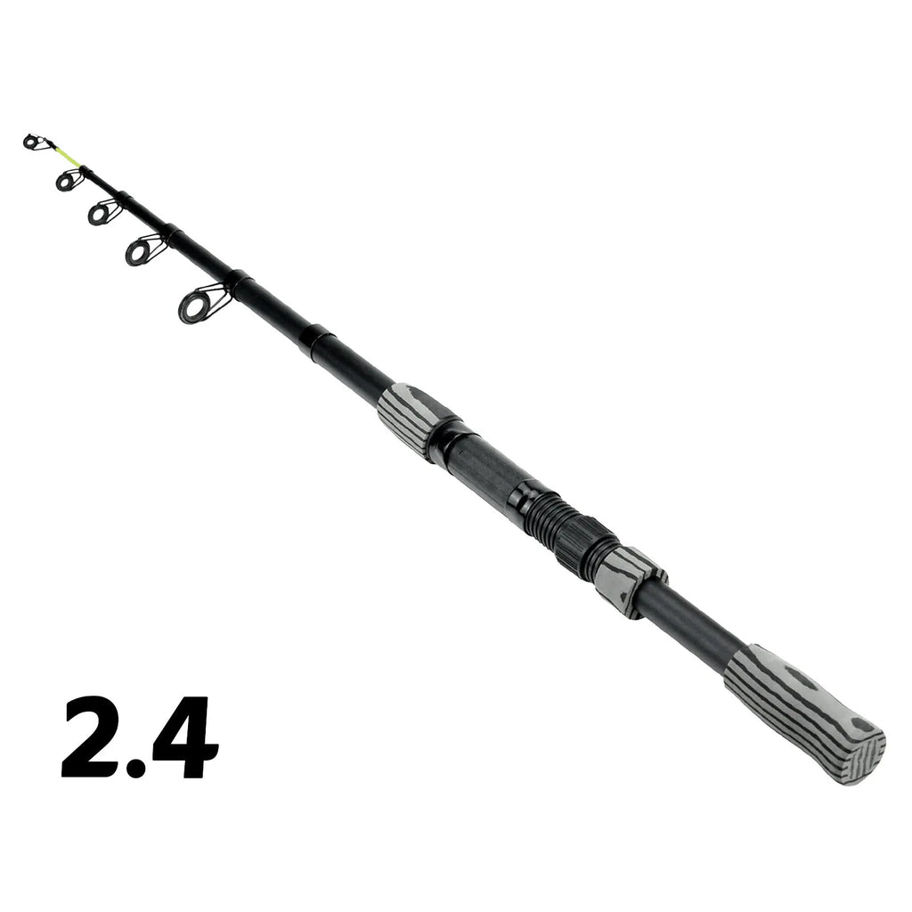 2.1-3.6 Meters Cheap Fishing Rods Lure Spinning Carbon Telescopic Rod Long Shot Trout Lake Sea Fish Rods Fishing Accessories